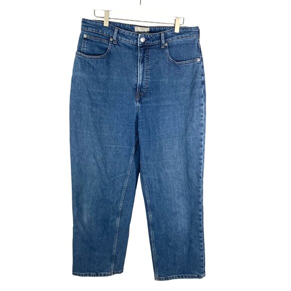 EVERLANE The Curvy Way High Jean medium wash women’s 32R organic sustainable - Picture 2 of 11